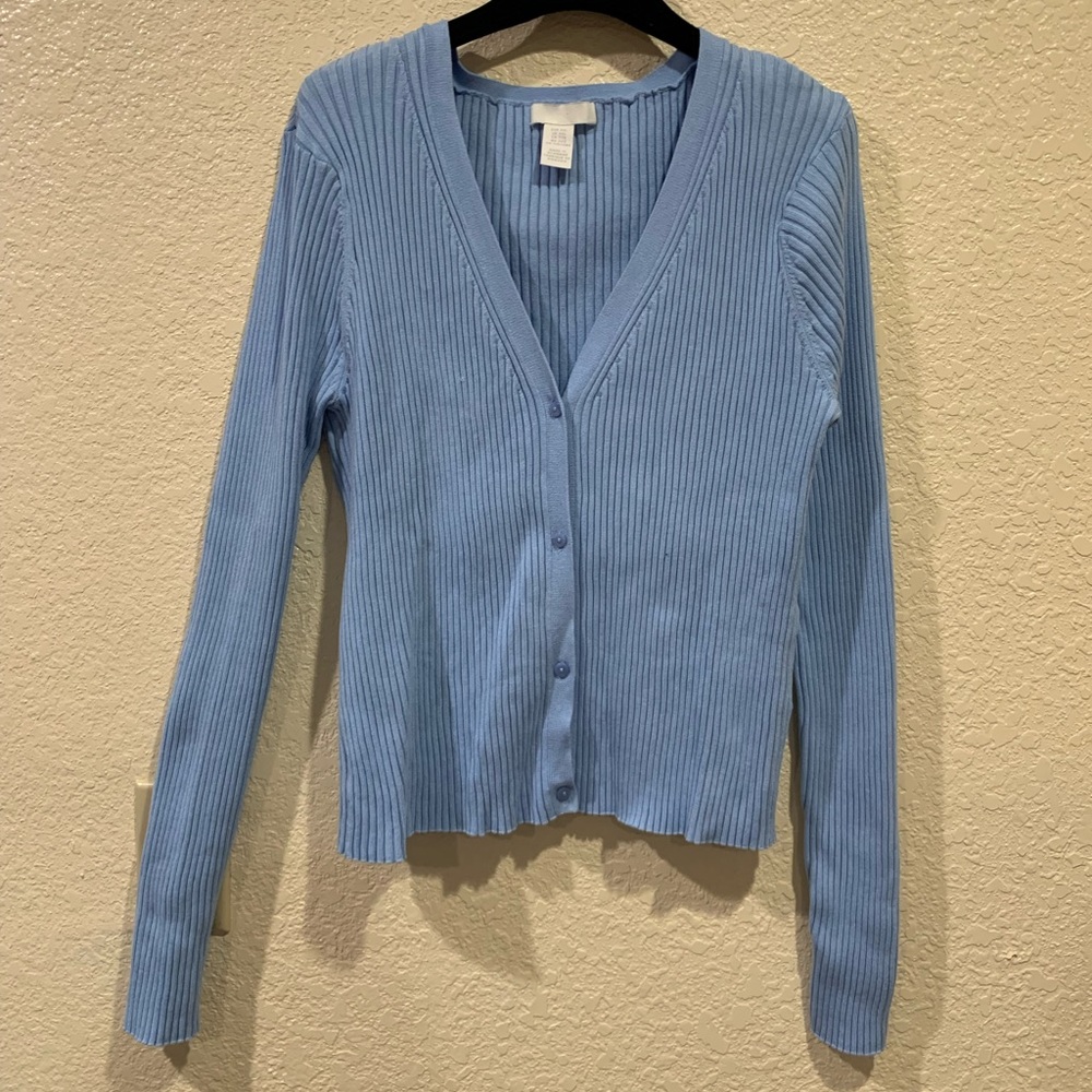 H&M Blue Cardigan